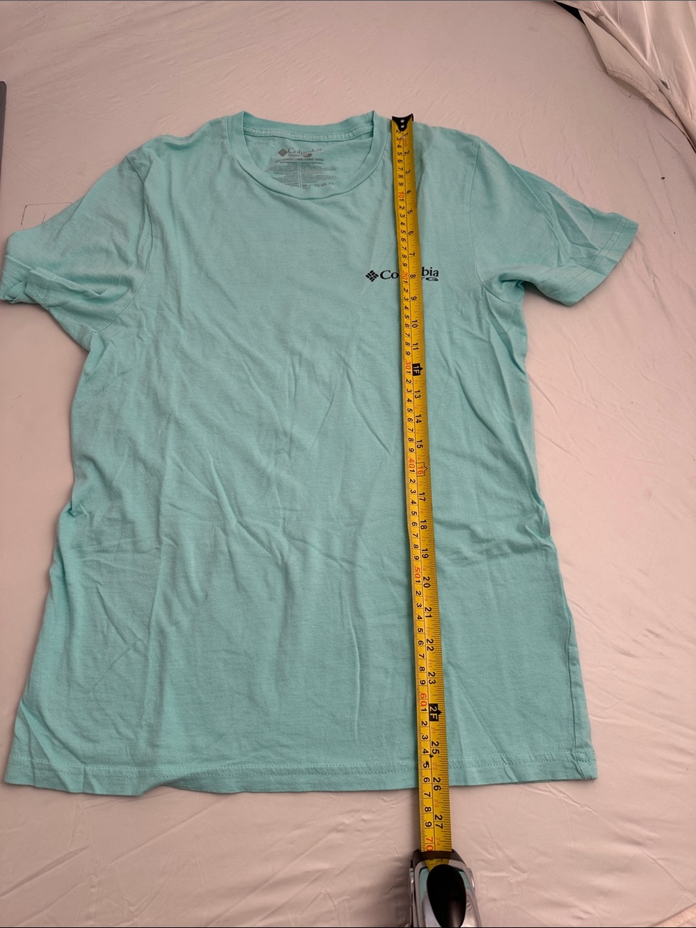 Columbia PFG aqua and black short sleeve t-shirt - Picture 6 of 7